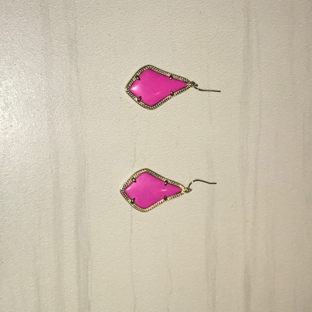 Pink Kendra Scott earrings